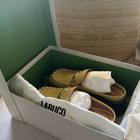 Labucq Koko Moc Salvia slip on loafers